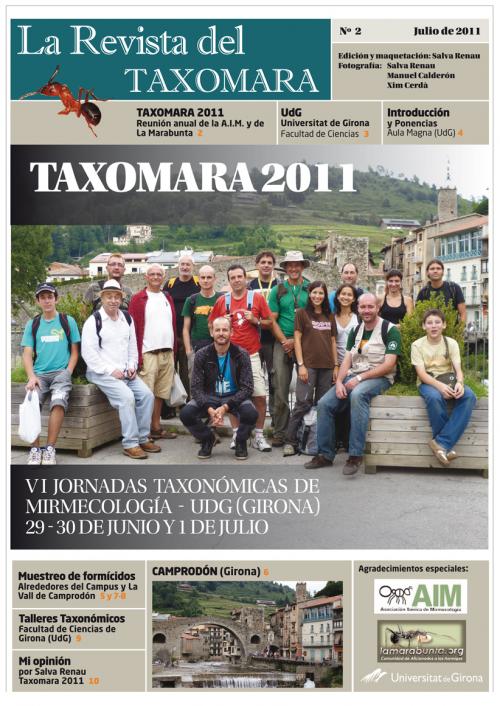 Portada revista Taxomara 2011