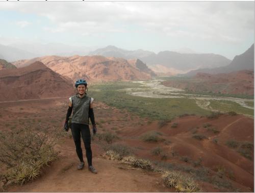 Carolina con valle fluvial al fondo