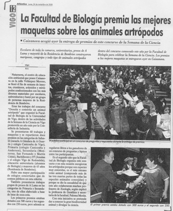 Nota de prensa sobre el evento